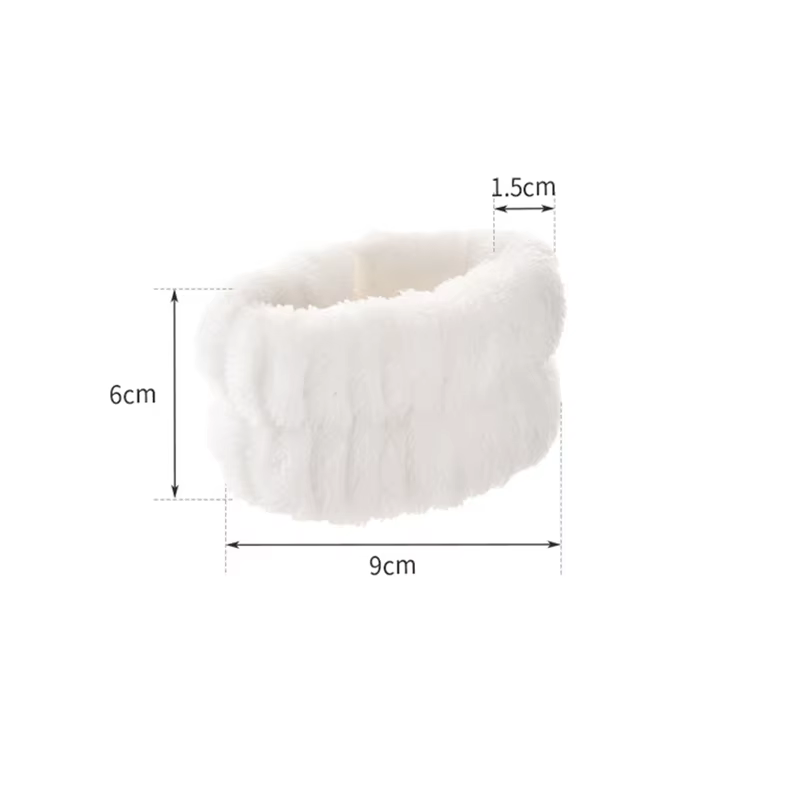 Bracelets de lavage de poignet absorbants, serviette en microfibre douce pour laver le visage, lavag