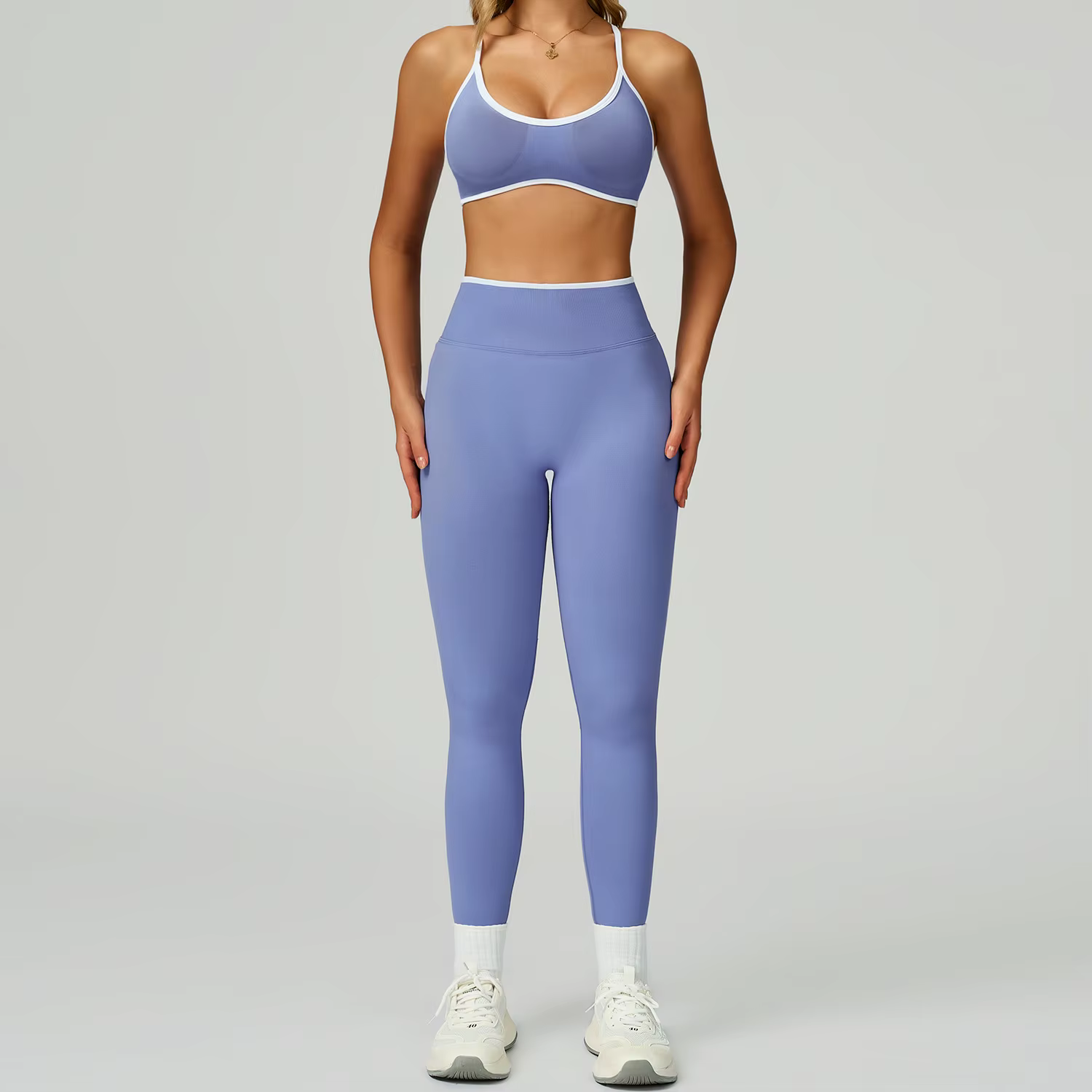 Ensemble de sport sans couture pour femmes, vêtements de Fitness, blocage de couleur, ensembles de Y