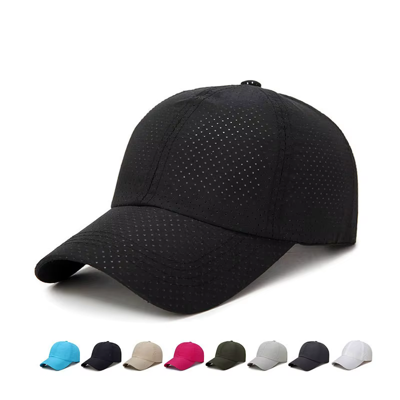 Casquette de Baseball en maille à séchage rapide pour hommes et femmes, chapeau de soleil, respirant