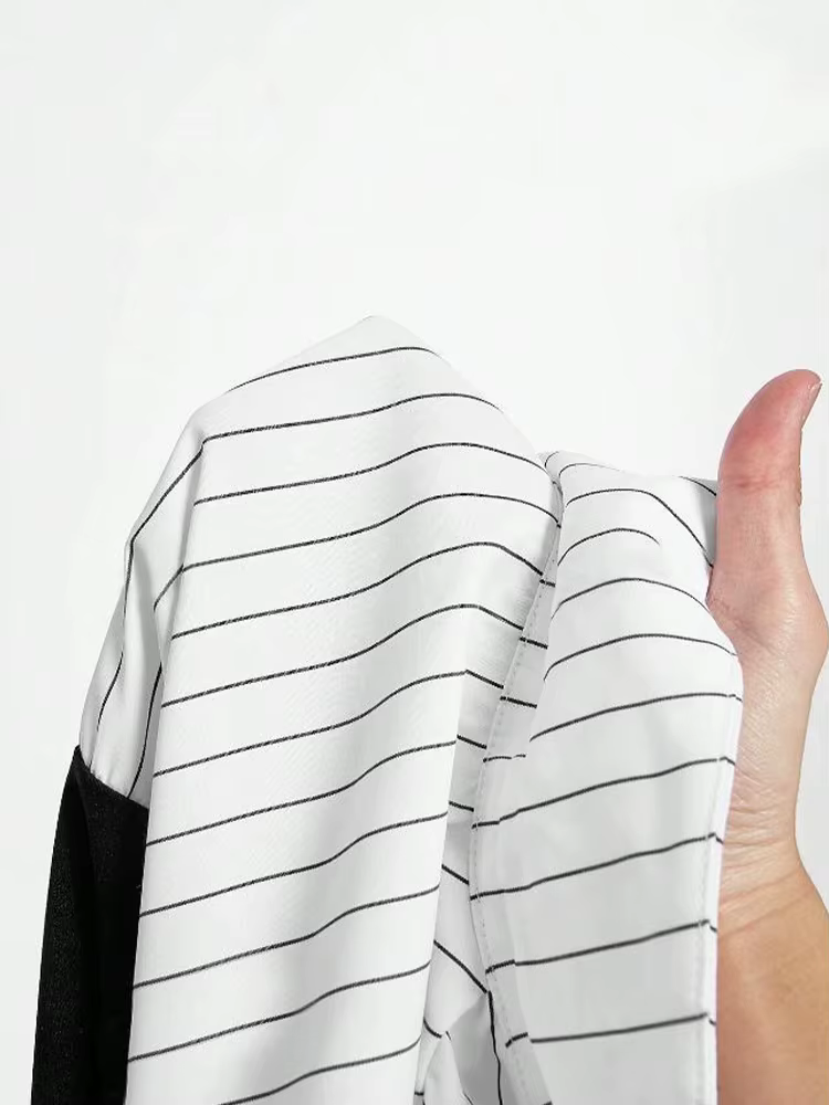 Chemise à revers épissé rayé pour femmes, tenue de bureau élégante, Style Business décontracté