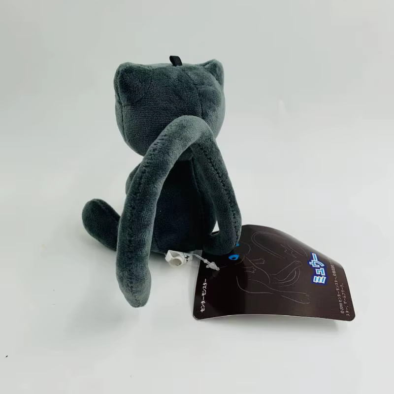 Porte-clés pokémon Mew en peluche noir 13CM, sac Pandent et décorations pour enfants, cadeau de noël
