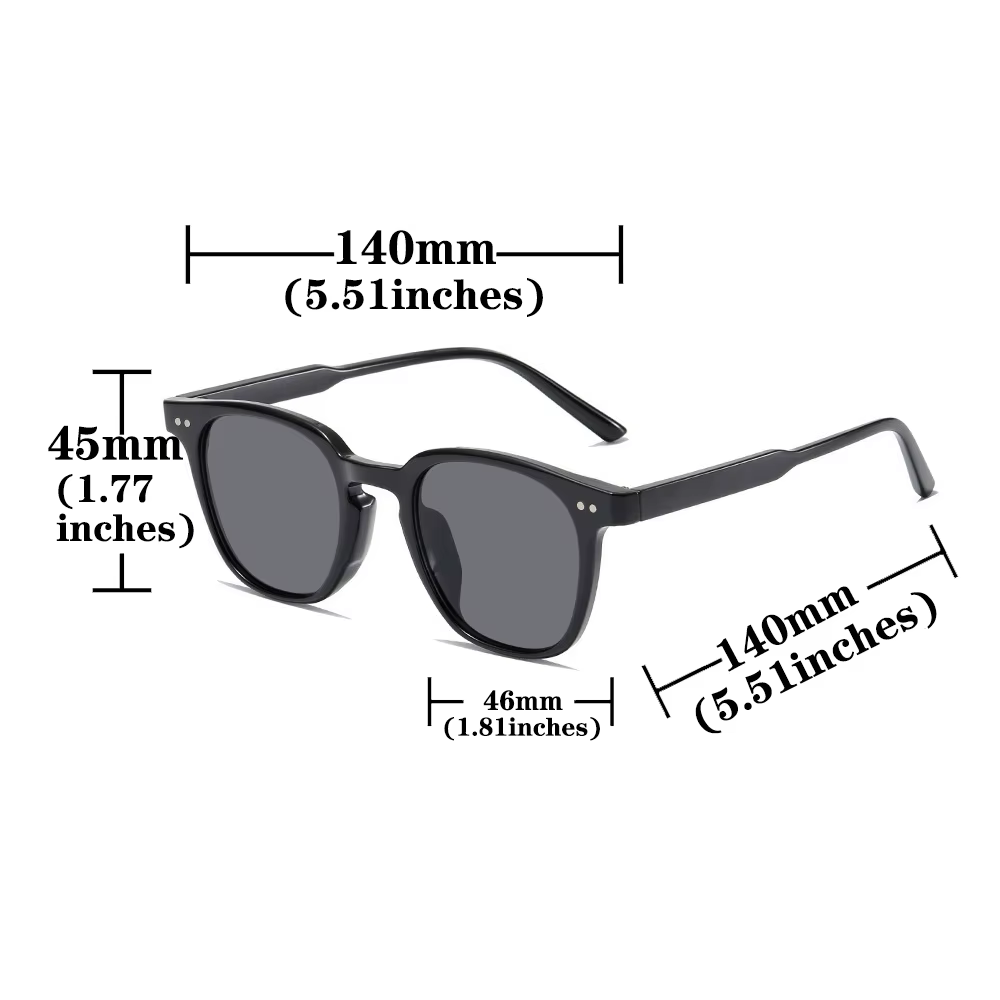 Nouvelles lunettes de soleil carrées vintage pour femmes et hommes, lunettes de soleil rondes de lux