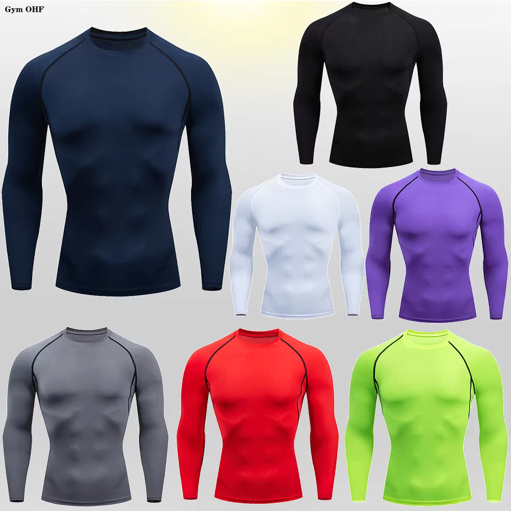 musculation sport homme tee shirt homme  T-shirt Rashguard à manches courtes pour homme, vêtement de