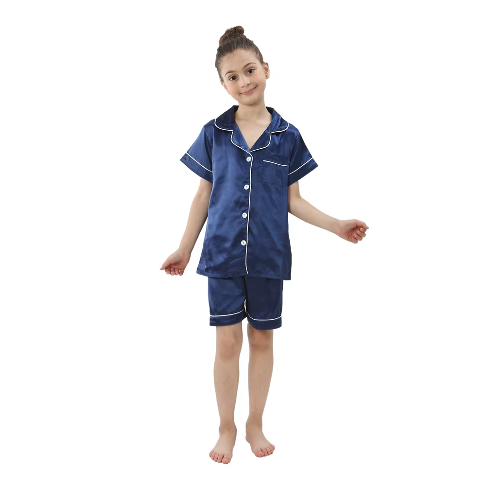 Pyjamas de Noël pour garçons filles rouge vert or Pijamas 2-13 ans vêtements de nuit pour enfants en