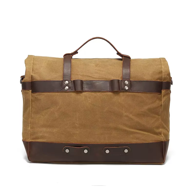 Sac de voyage étanche portable pour homme, sac à bagages extérieur, toile d'avertissement d'huile, s