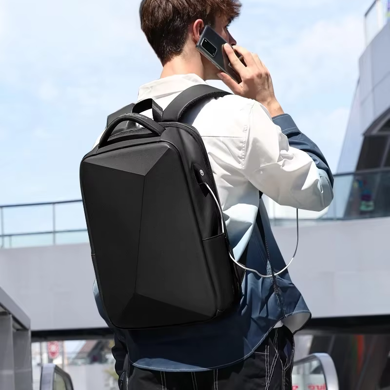 Noir ordinateur intelligent sacs pour ordinateur portable pour hommes sac à dos nouveau étanche étud