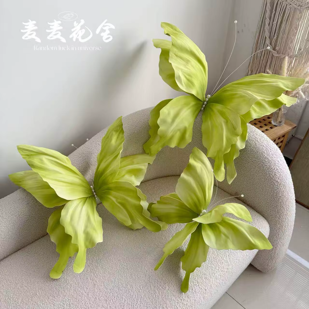 Grandes décorations de papillons imperméables pour l'extérieur, pour mariage, DIY, révélation du sex