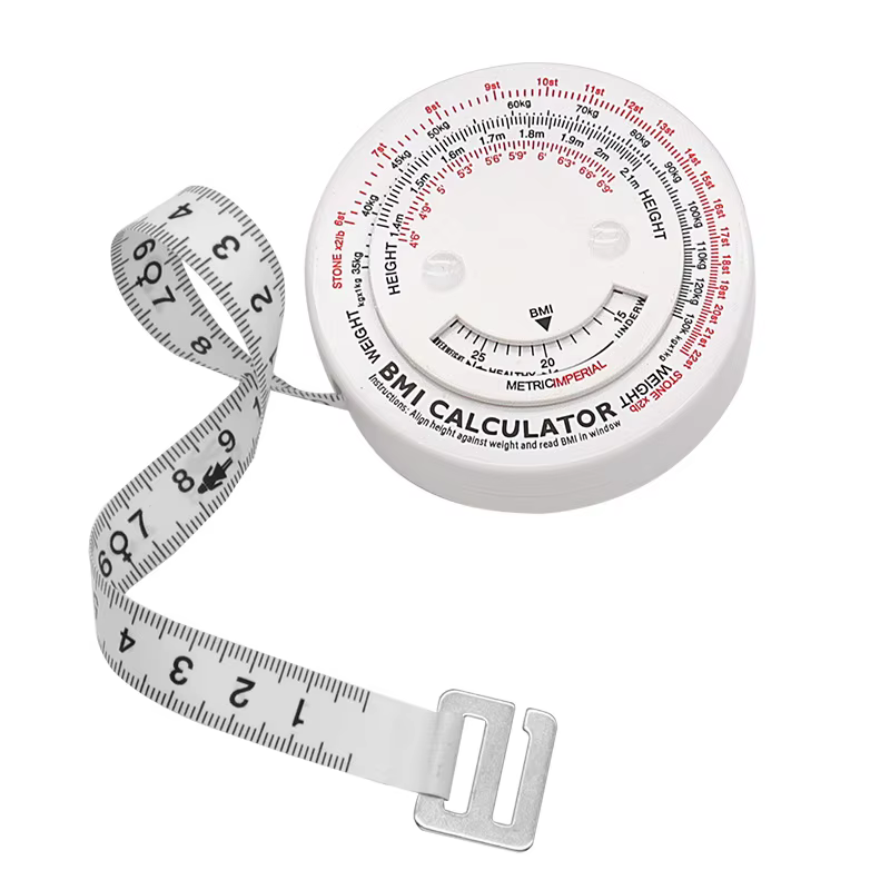 Calculatrice IMC, ruban à mesurer télescopique automatique, ruban à mesurer pour le corps, centimètr