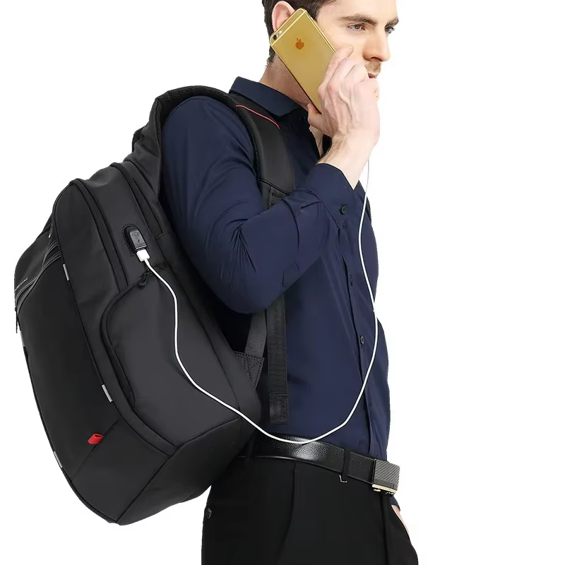 Kingsons-Sac à dos étanche pour homme et femme, avec chargeur USB, pour l'école, antivol, pour ordin