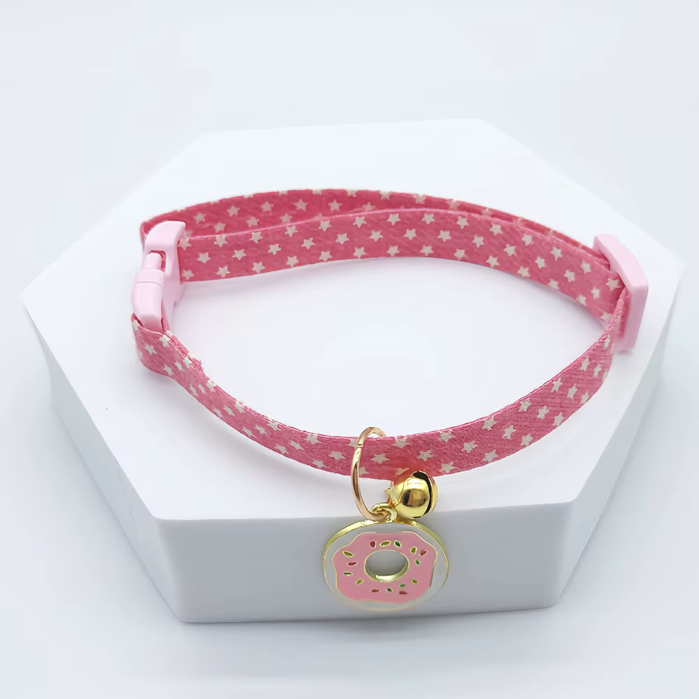 Collier réglable pour animaux de compagnie, avec cloche, pour petit chien, pendentif mignon, accesso