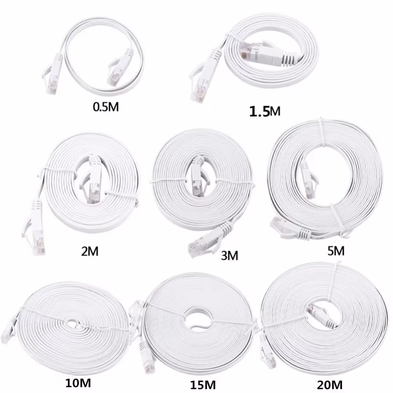 Câble Ethernet Cat 6, cordon réseau LAN, Internet, câble réseau-prise en charge le câble réseau Giga