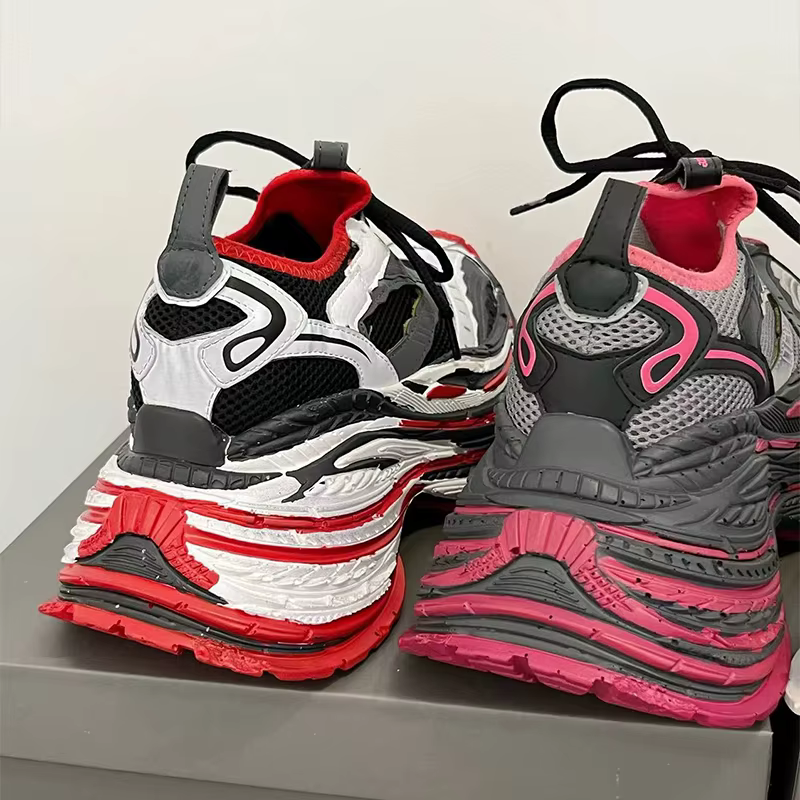 Couples chaussures de sport mode maille couleur correspondant décontracté en plein air hommes chauss