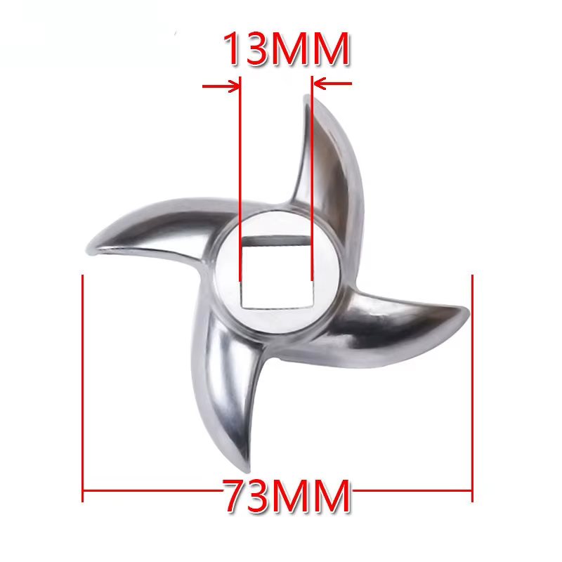 Hachoir à viande de Type 12, accessoires de lavement, maille de couteau, trou en acier inoxydable, t