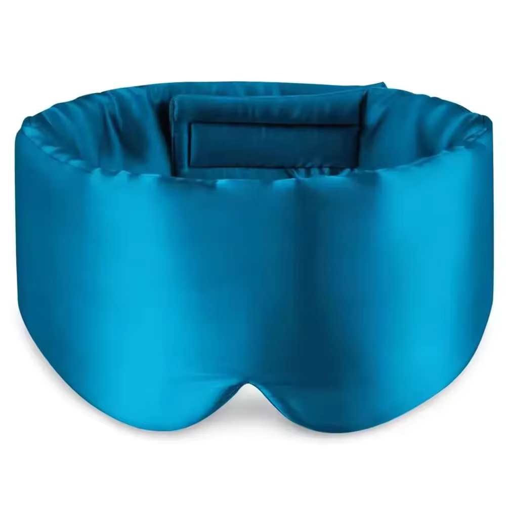 Masque de sommeil en soie doux et sans pression, 100% soie de mûrier pour les yeux et la peau, anti-