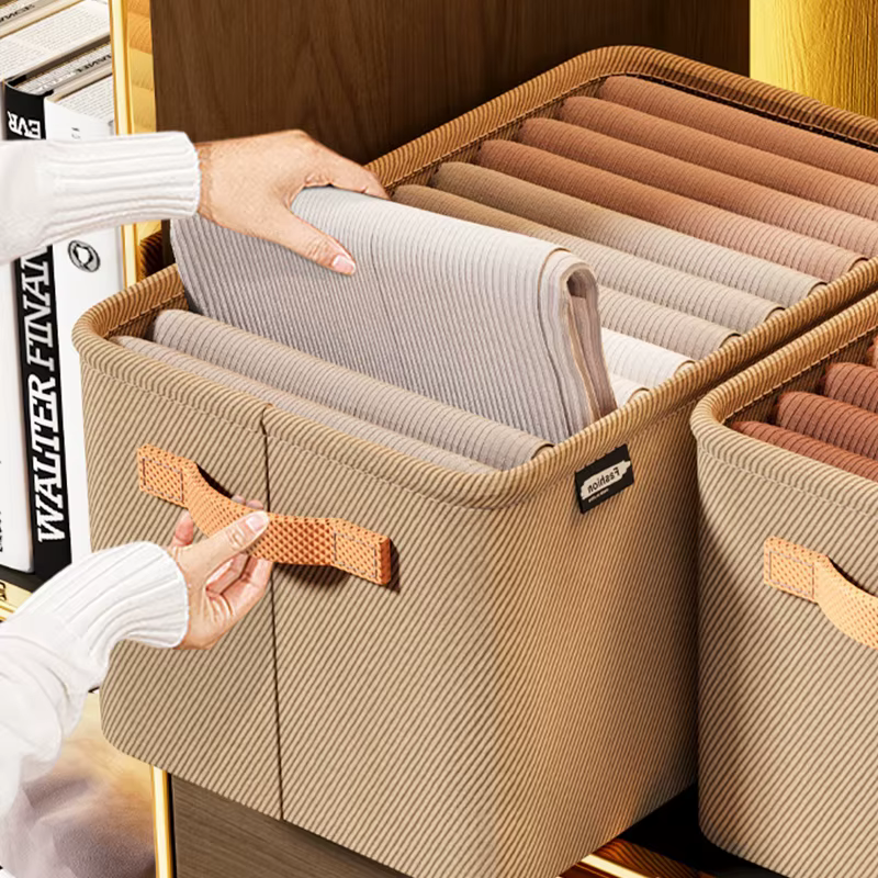 1/2/3 pièces organisateur de vêtements pliable placard vêtements pantalons organisateur de rangement