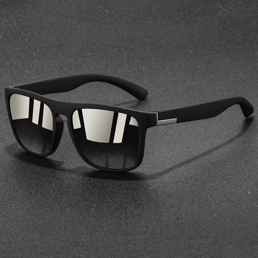 Lunettes de soleil sport carrées vintage tendance pour hommes et femmes, idéales pour la pêche et la