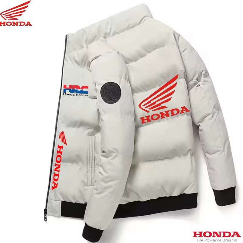 Honda veste en coton chaud décontracté hiver moto veste de sport hommes qualité extérieur veste épai