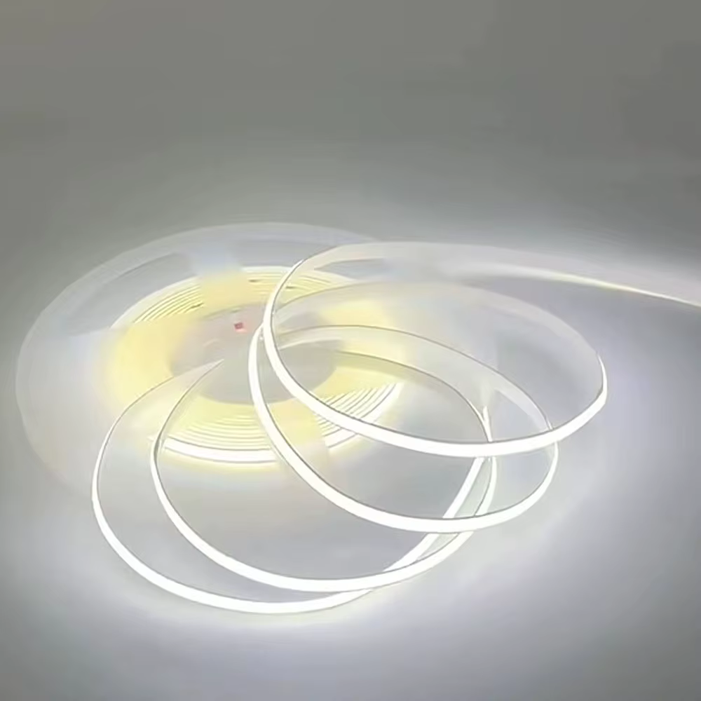 Bande lumineuse COB 5V 5mm, ruban à intensité variable, 320 led/m, barre lumineuse Flexible pour écl