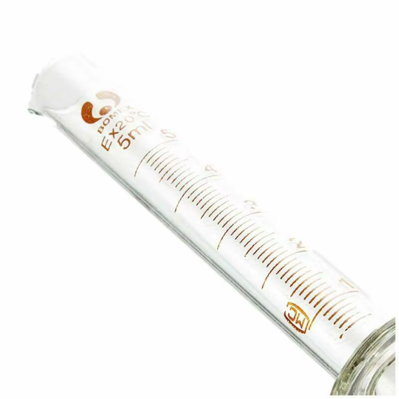 Nouvel ensemble professionnel de cylindres gradués en verre épais, 5ml, 10ml, 25ml, 50ml, 100ml, kit