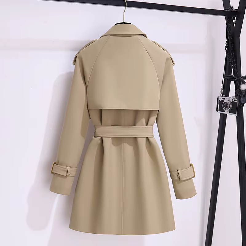 Coupe-vent de Style britannique pour femmes, Streetwear, Trench-coat à Double boutonnage, vestes kak