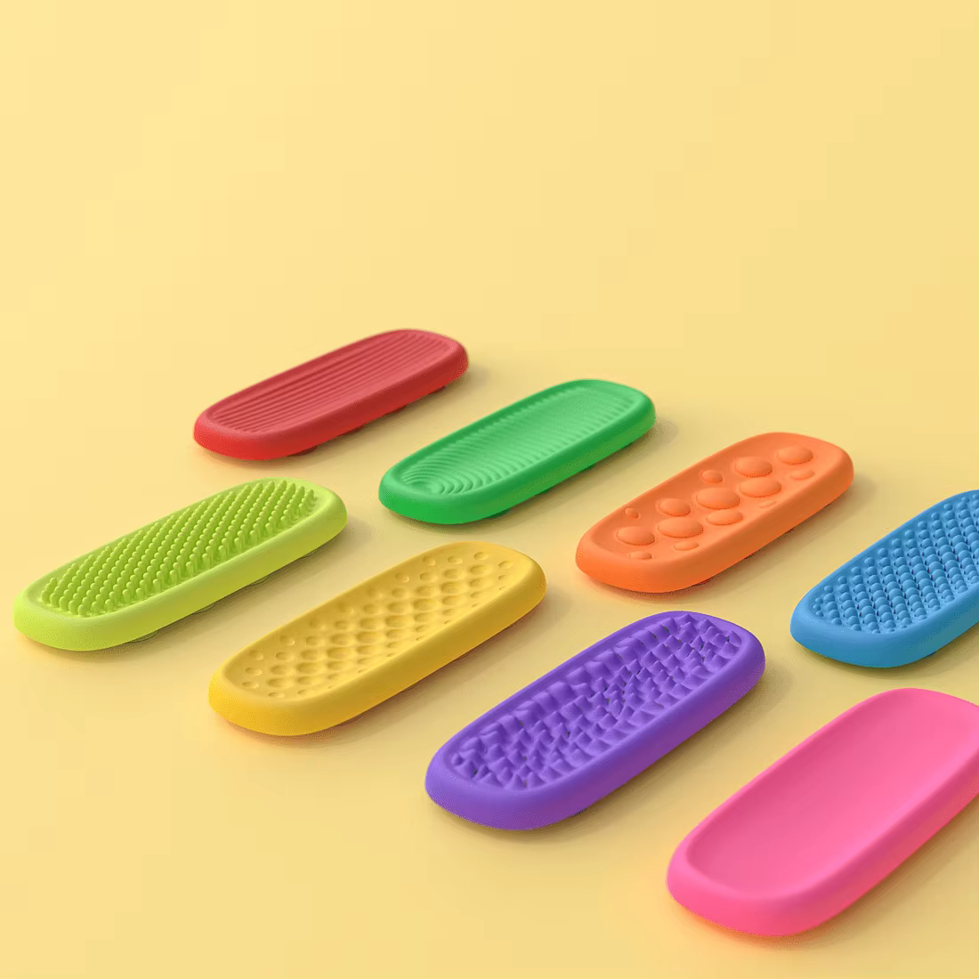 Bande sensorielle en Silicone, jouets Fidget pour enfants, décompression d'autisme, jouet apaisant, 