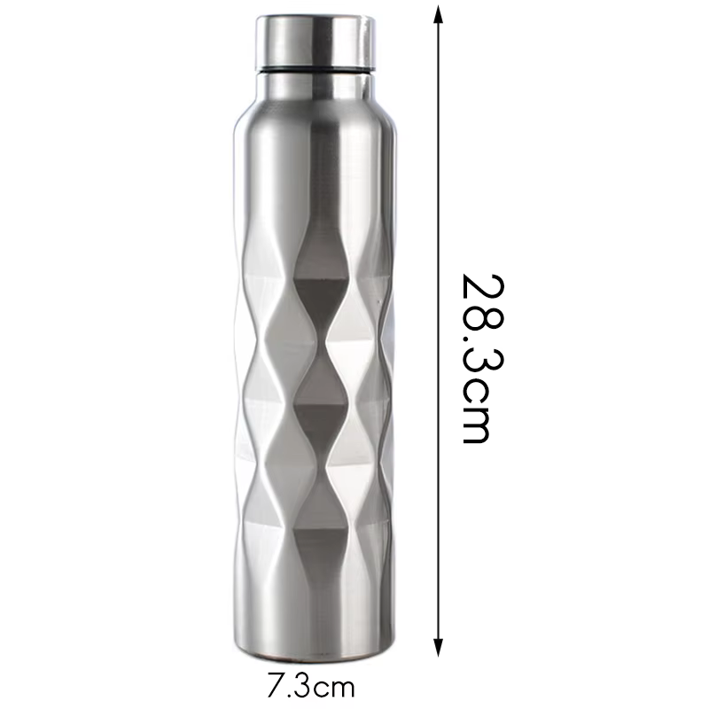 Bouteille d'eau en acier inoxydable à paroi unique, bouteille de bière portable, clic de cola HI, sa
