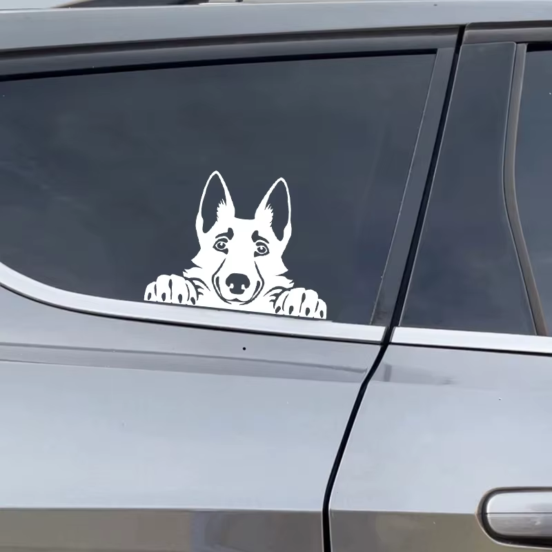 Voitures accessoire décalcomanies drôle chien avec nom voiture décalcomanie chiens animaux de compag