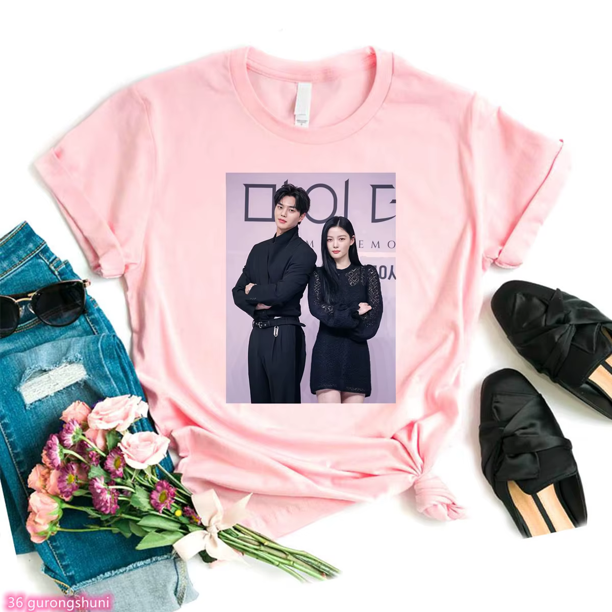 T-shirt imprimé graphique My Demon pour femme, série télévisée coréenne, tendance de la mode des ann