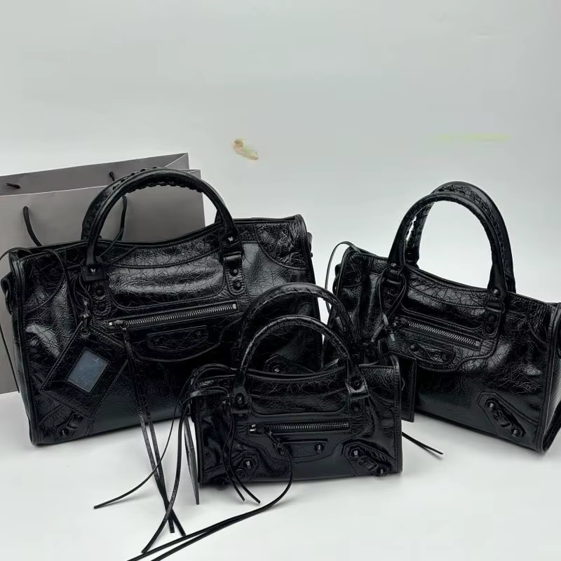 Sac fourre-tout en cuir véritable de style français pour femmes, design rétro minimaliste urbain, sa
