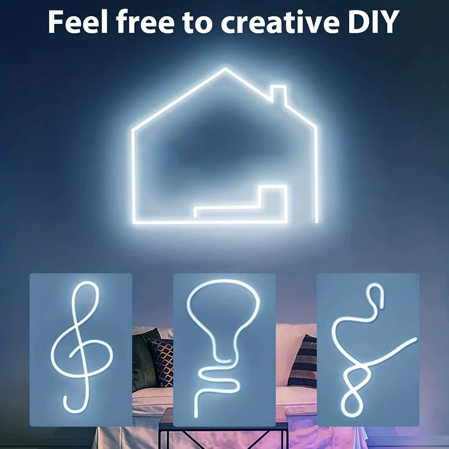 Bande lumineuse LED avec capteur tactile, 5V, USB, variable, étanche, bande Flexible, rétro-éclairag