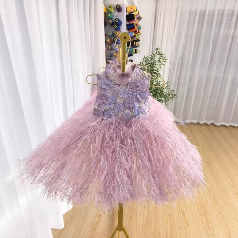Nouvelle Robe de Cérémonie Élégante Sans Manches pour Enfants, Tenue de Fête d'Anniversaire, Robe de