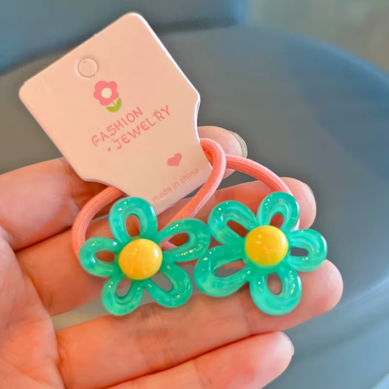 Bandeaux élastiques transparents pour filles, fleurs creuses irrégulières, accessoires pour cheveux 