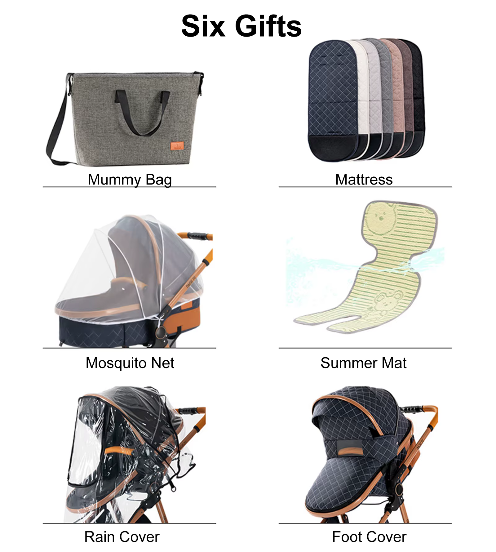 Landau de voyage Portable de luxe 3 en 1, poussette pour bébé, haute paysage, poussette de voyage po