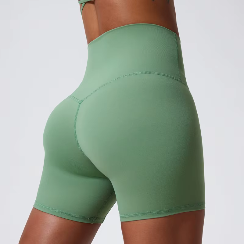 Vêtements de yoga en tissu super doux pour l'été, shorts de sport push-up pour femmes, leggings de s