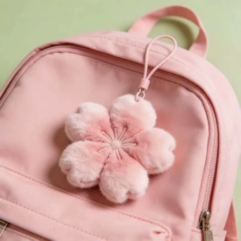 Nouvelle série Sakura 2026 : Pendentif porte-clés en peluche réconfortant, cadeau mignon pour fille,