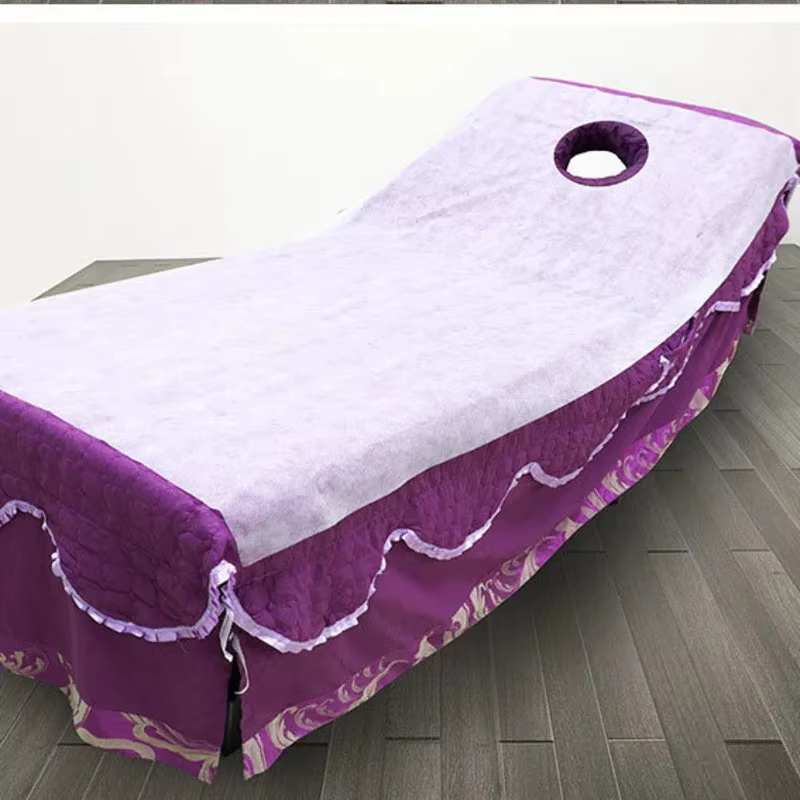 Draps de lit jetables pour Salon de beauté, Spa, fins et épais, SMS, Non tissés, respirants, jetable