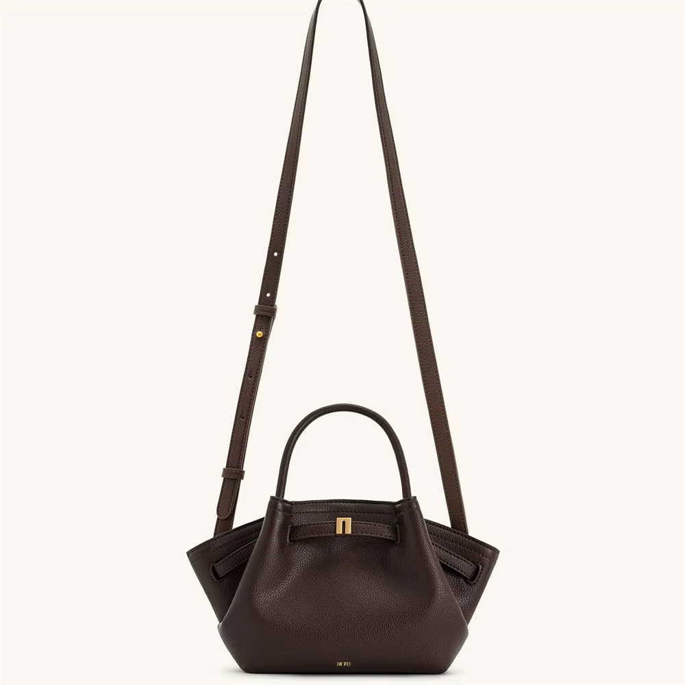 JW PEI 2026 Nouveau Sac à bandoulière pour femme, Mini sac fourre-tout en cuir végétalien de haute q