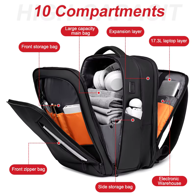 Sac à dos FENRUIEN, sac pour ordinateur portable 16 pouces pour hommes, grande capacité, épaisseur e
