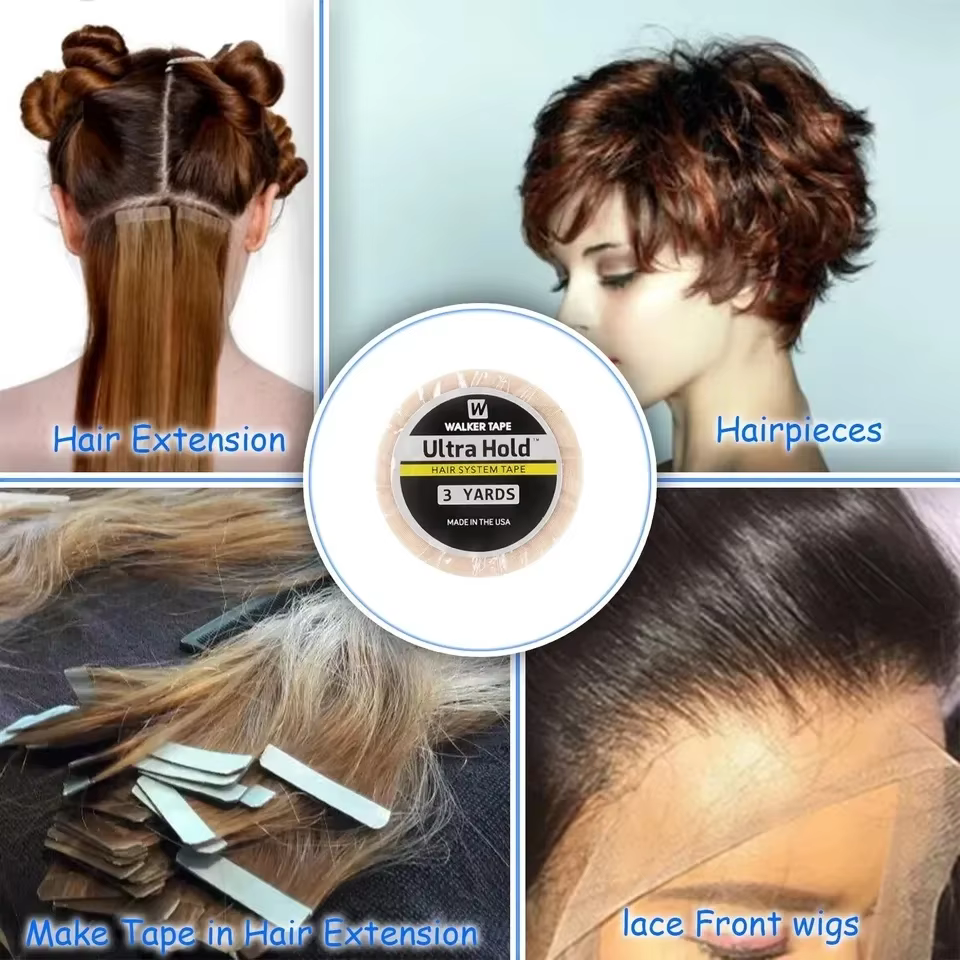 VADES dentelle perruque bande colle pour Extensions de cheveux Ultra tenir ruban adhésif colle pour