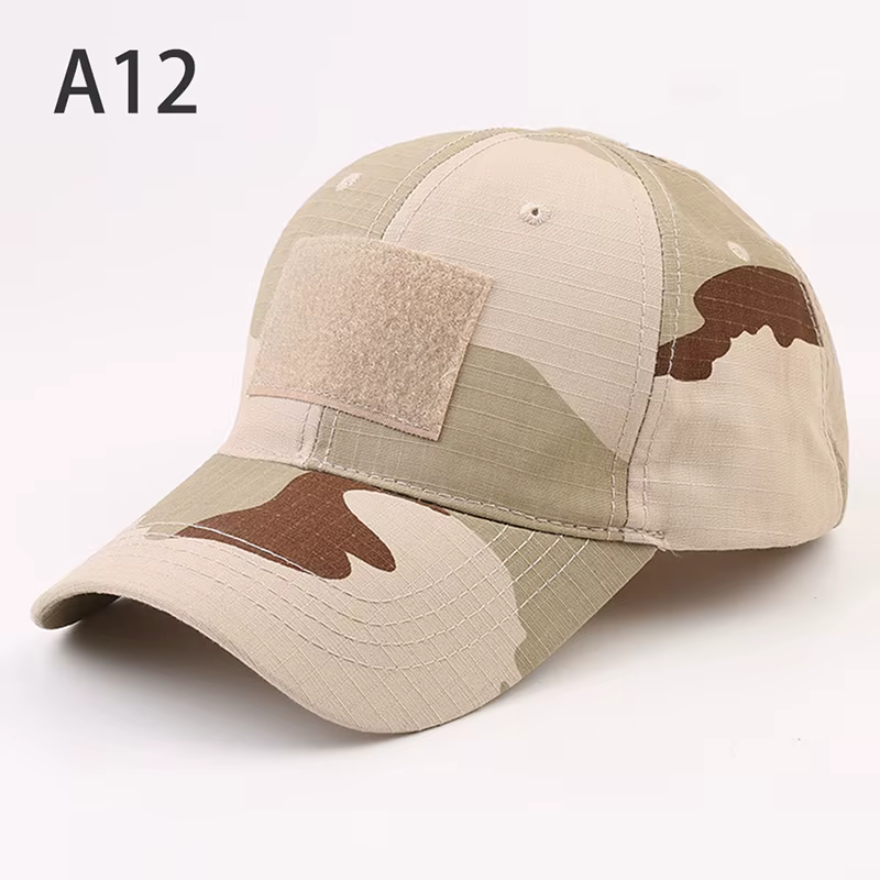 Casquette de baseball camouflage tactique réglable pour homme et femme, idéale pour le paintball, le