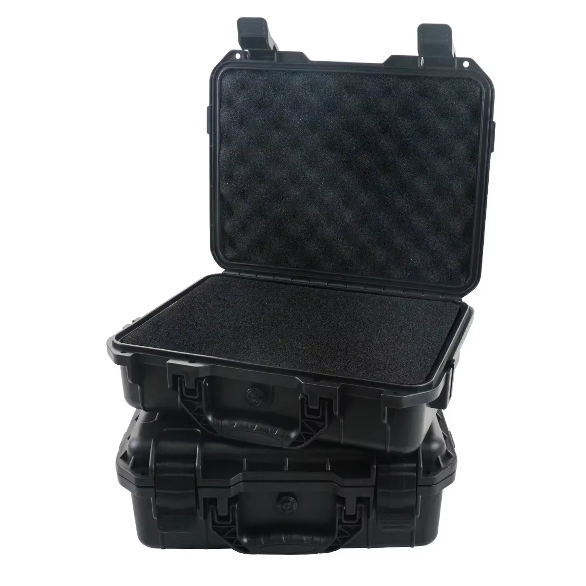 1 sac de boîte à outils rigide et étanche avec boîte de rangement d'éponge prédécoupée, châssis de c
