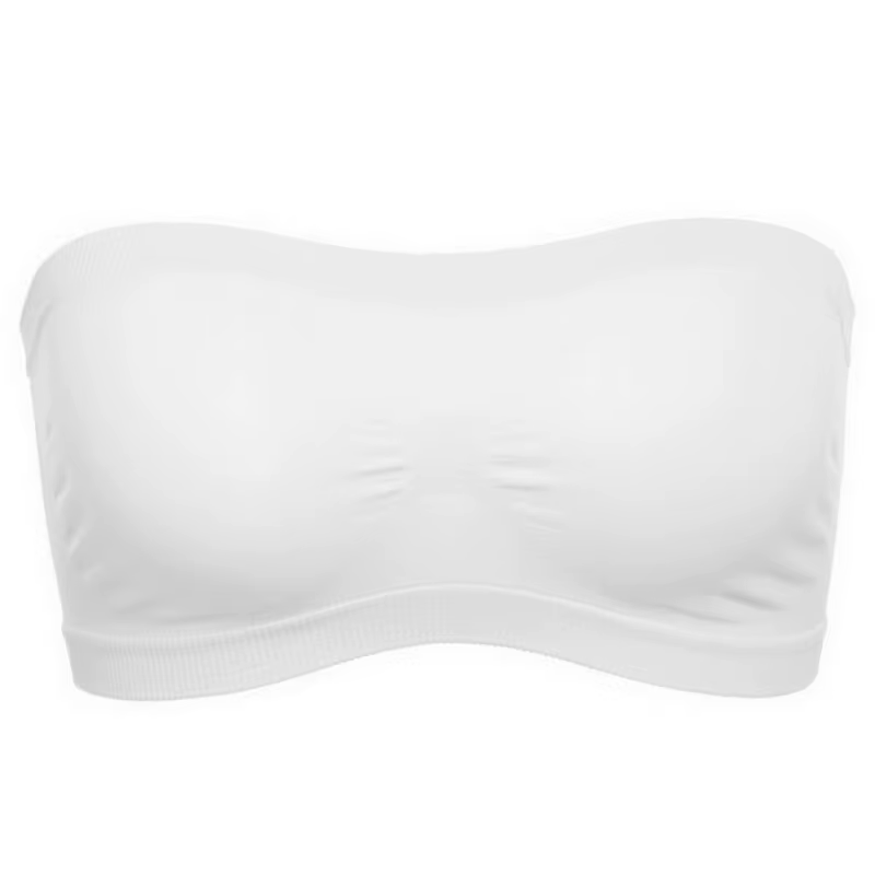 Soutien-gorge de sport sans couture pour femme, sans armatures, design simple, bandeau enveloppant l
