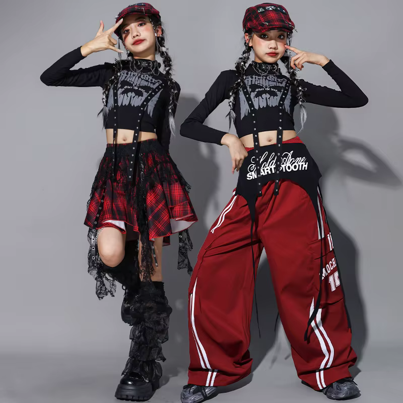 Ensemble de vêtements pour filles K-pop, haut court à épaules dénudées, pantalon de jogging, short d