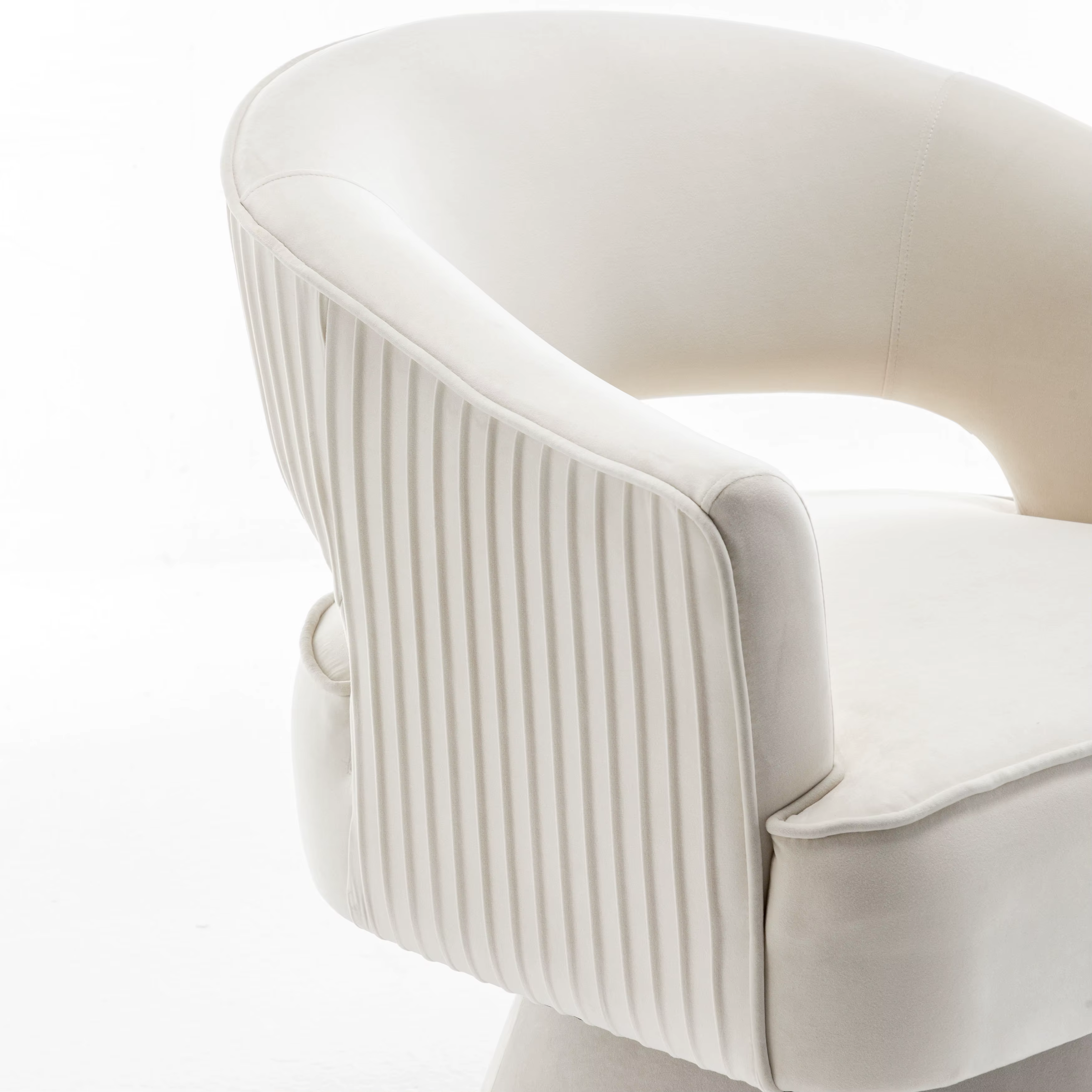 SEYNER-Fauteuil à Bras en Velours, Chaise de Chambre à Coucher, Meubles de Salon, Canapé Simple Nord