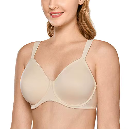 Delimira femmes soutiens-gorge tous les jours couverture complète minimiseur à armatures grande tail