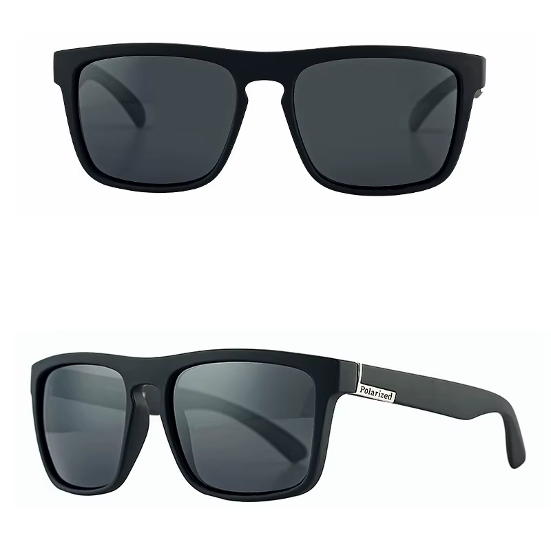 Lunettes de soleil polarisées Vintage carrées pour hommes et femmes, rétro, pour la conduite, la pêc