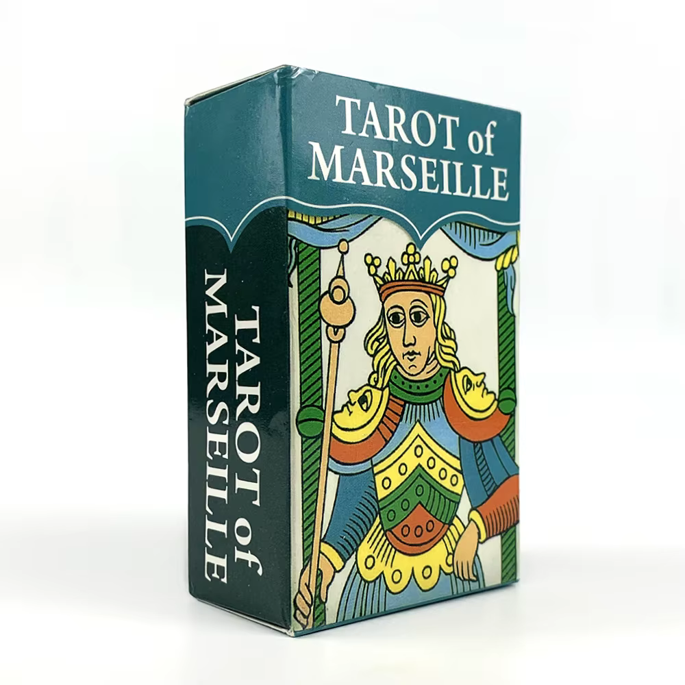 Tarot de Marseille Mini Marseille Tarot 78 cartes Deck Jeu de société de poche Jeux de vacances Hall