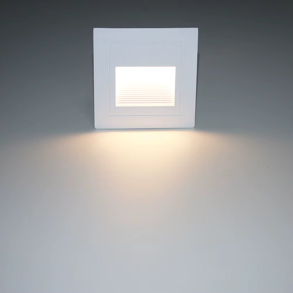 Applique Murale LED Encastrée en Aluminium, Design Moderne, Éclairage d'Extérieur, Luminaire Décorat