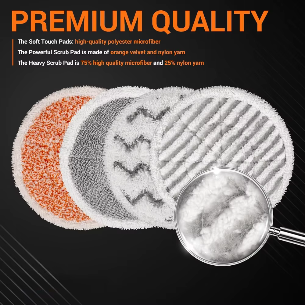 Tampons de vadrouille à vapeur pour Shark S7001 S8201 S8001 S7201 S7000 S7000AMZ S7001TGT série amél
