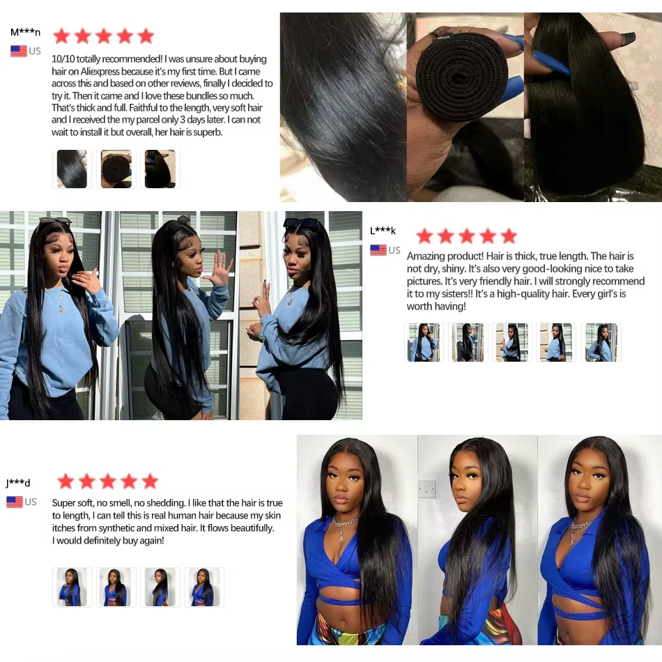 Extensions de cheveux humains vierges bruts pour femmes, faisceaux droits indiens, en vrac, en vente